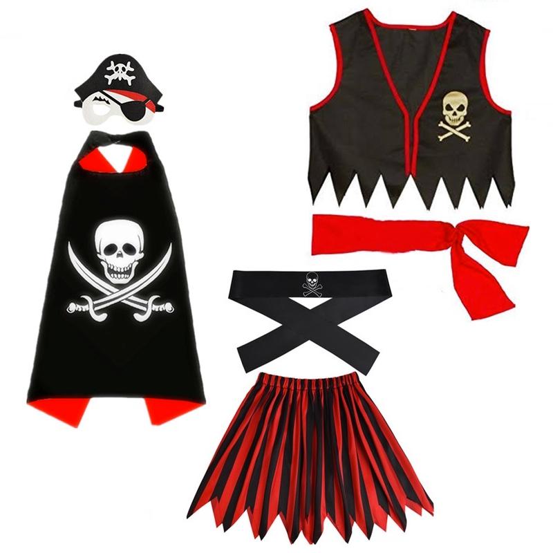 Product Introduction of Trang phục hóa trang cướp biển cho trẻ em Váy cho bé trai Áo khoác cho bé gái Áo sơ mi Halloween cho bé 0