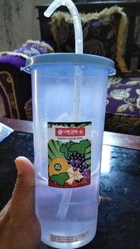 Product Review of Lion star botol minum sedotan 370ml/botol minum sedot/cup with strow from p**i 0