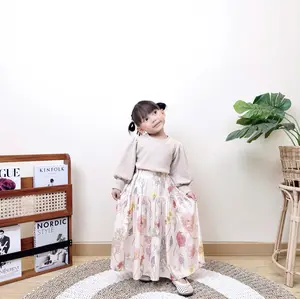 NAFASYA ONE SET-Setelan anak bahan rayon mix knit untuk usia 1-10tahun