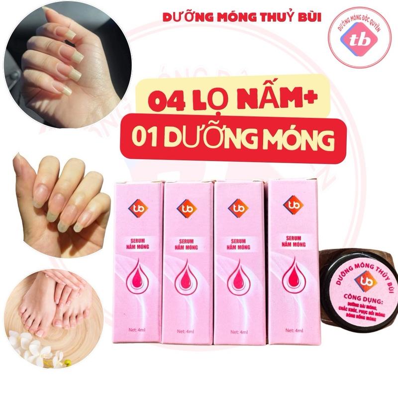 Combo 4 LỌ NẤM MÓNG VÀ 1 DƯỠNG MÓNG,Chăm Sóc Móng Khắc Phục Tình Trạng Nấm Móng Tay Do Làm Nails Chất dinh dưỡng cho móng