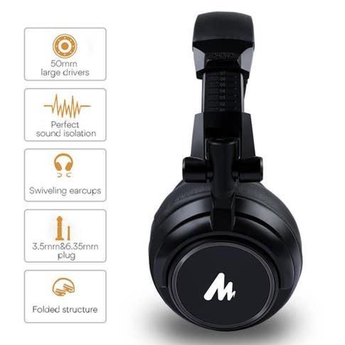 Headset Maono AU-MH601 Professional Dj Studio monitor headphones Headset Maono AU-MH601 Professional Dj Studio monitor headphones