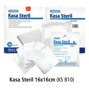 KASA STERIL ONEMED STERILE 16 CM X 16 CM - 1 BOX isi 10pcs