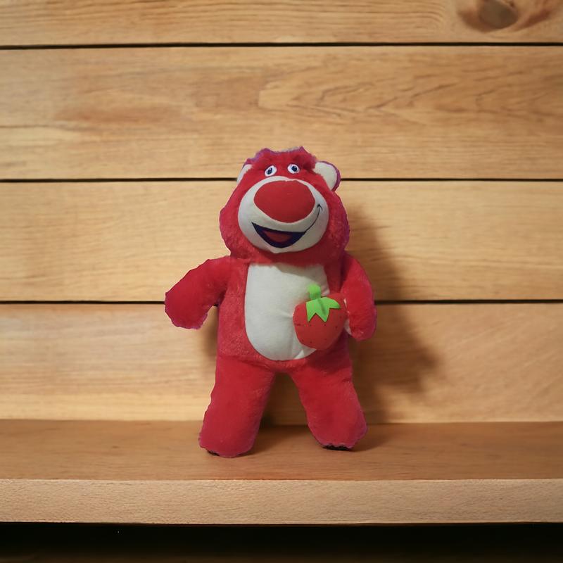 Boneka Teddy Bear Lotso Strawberry Lucu Mainan Kado Ulang Tahun Ukuran L Toys Dolls Plastik 4