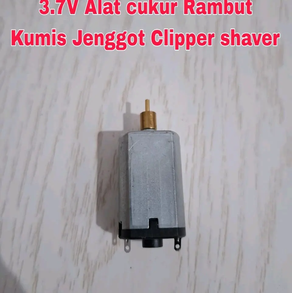 Dinamo DC Motor RS180 3.7V 2.4V-4.2V Mesin Alat Cukur Rambut Kumis Jenggot Clipper Shaver untuk Alat Cukur Rambut Kumis Jenggot
