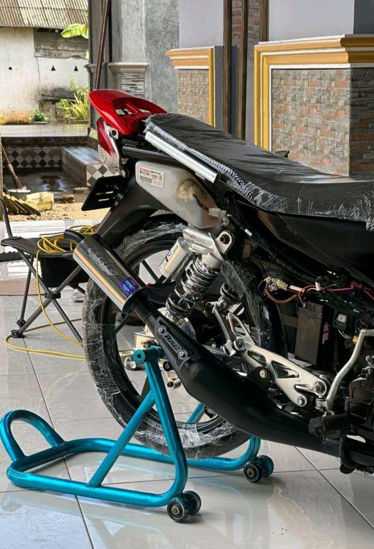 Knalpot FIZ R,FIZR,FORCE1 AG STYLE MONCONG LURUS ORIGINAL RAC RACING EXHAUST