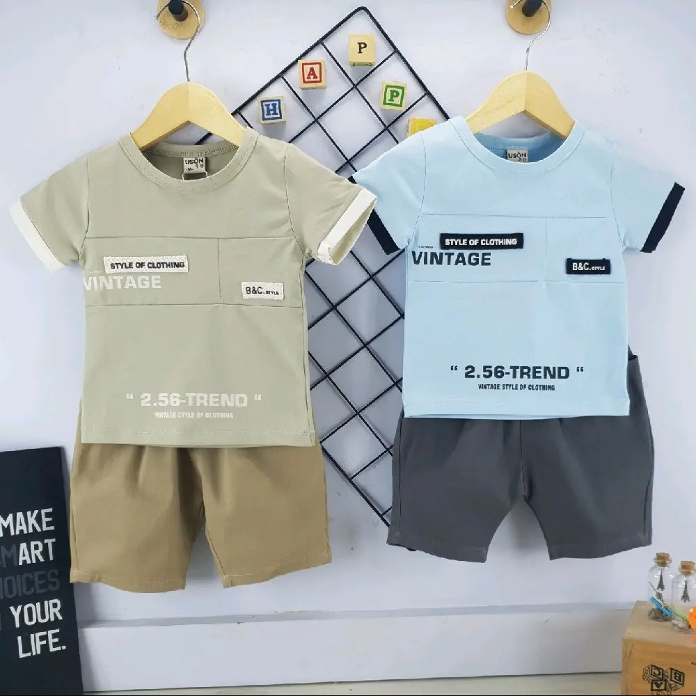 SETELAN CELANA KATUN BABY BOY ANAK COWOK SKT