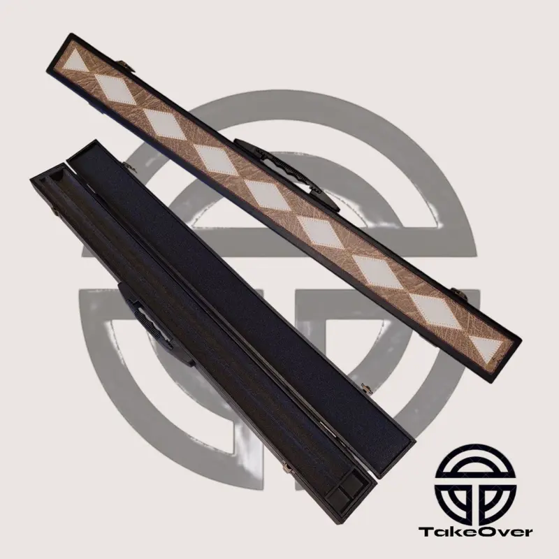 Tas Koper Stick Billiard Cue 1x1 Hard Case Motif 0