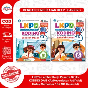 LKPD Koding dan KA (Kecedasan Artificial) SD Kelas 5-6 Untuk Semester 1&2