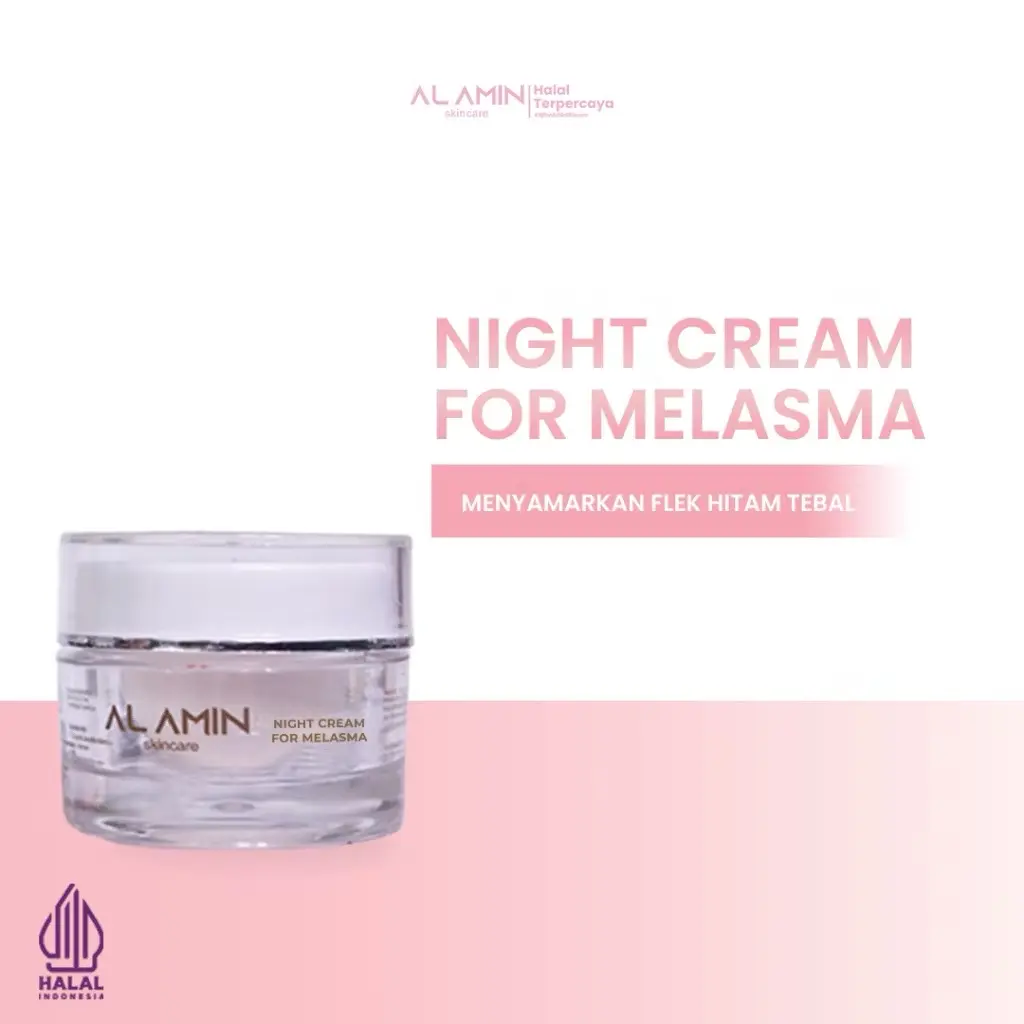 AL AMIN MB PLUS KRIM MALAM FLEK HITAM SUSAH PUTIH