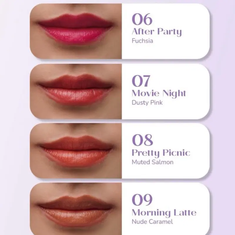 LATULIPE TRUE COLOR LIPSTICK  Gloss Satin Bibir 4