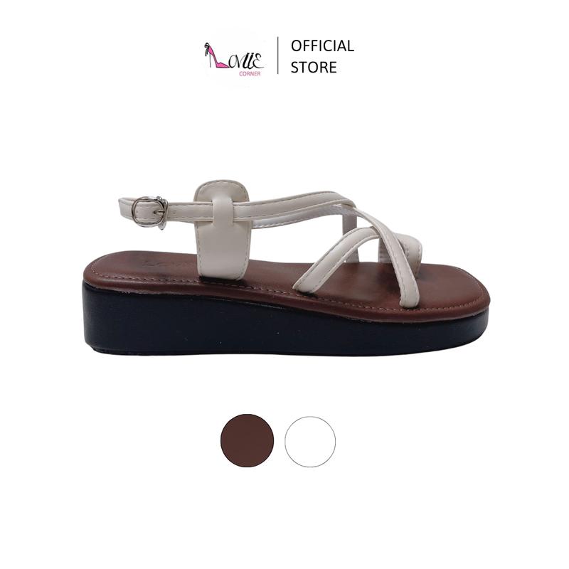 LOVIIECORNER - SANDAL NỮ ĐI HỌC - GIÀY NỮ ĐẾ BẰNG XỎ NGÓN - SANDAL MŨI TRÒN ĐI HẰNG NGÀY DỄ PHỐI ĐỒ - GIÀY XỎ NGÓN ĐẾ BẰNG CAO 3 PHÂN - S250409