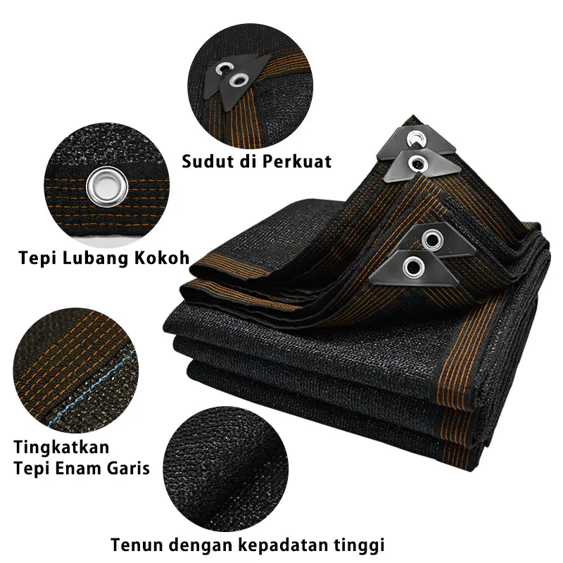 Jaring Paranet 95% Meneduhkan dan Perlindungan Sinar UV / Untuk Taman / Berkebun / Pertanian / Rumah Kaca