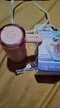Product Review of (COD)Bravhom Pompa Galon Electric Dapat Dilipat USB Dispenser Portable Galon Air Elektrik from ** 3