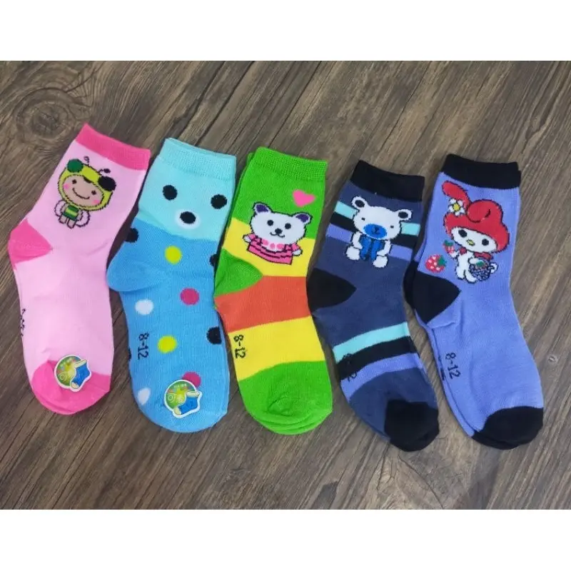 Kaos Kaki Motif Anak PAUD / TK Motif Lucu Laki-laki Perempuan Random 3