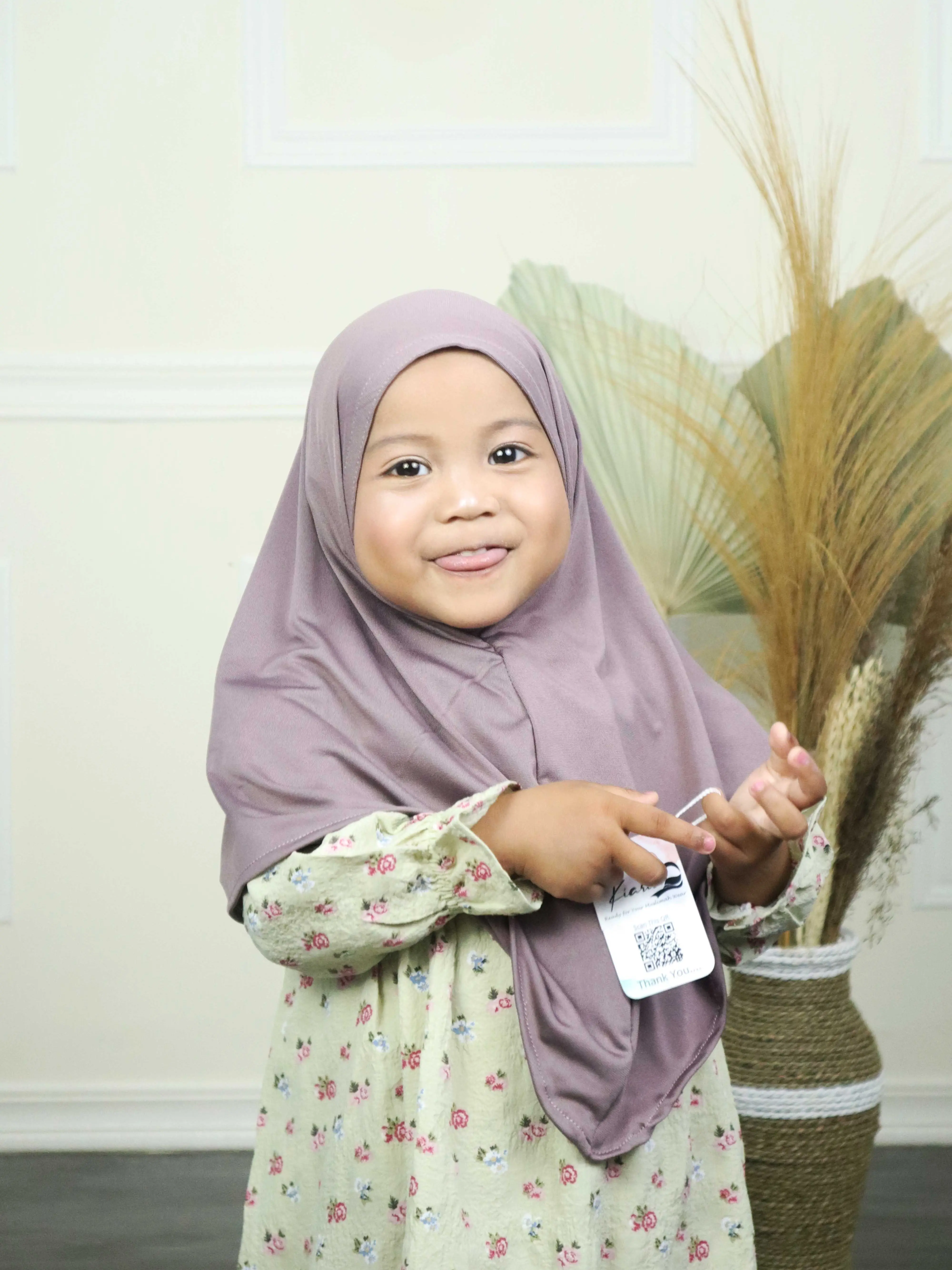 Kiaria - Luna Jilbab Anak Non Pet Bahan Jersey Premium Jilbab Instan Anak Model Terbaru