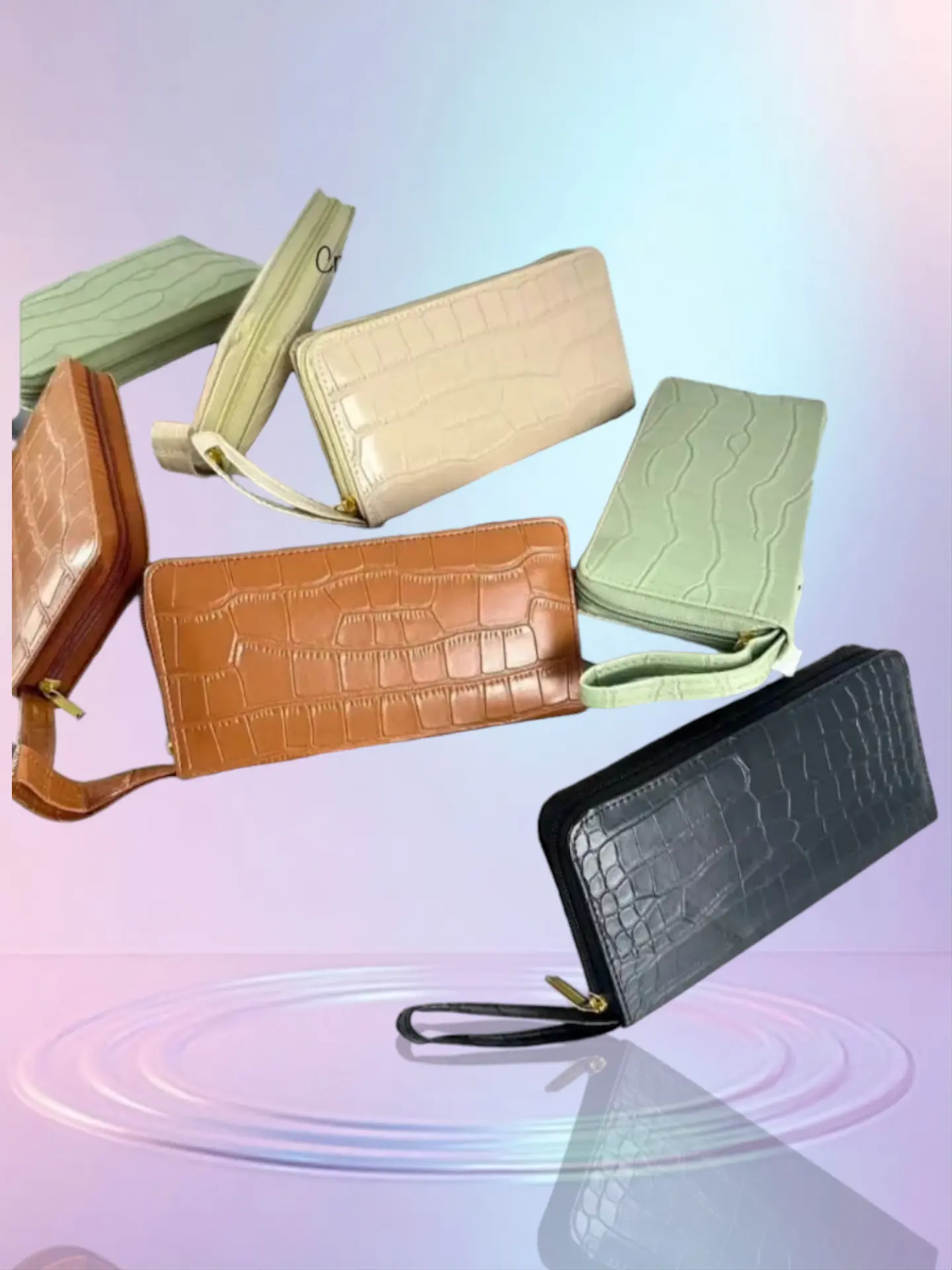 Dompet Panjang Croco Wanita Model Panjang Kartu