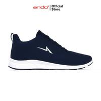 Gambar Ando Official Sepatu Sneakers Spargo Pria Dewasa - Biru Tua - BIRU TUA, 39 dari Ando Official Store Kota Bekasi 1 Tokopedia