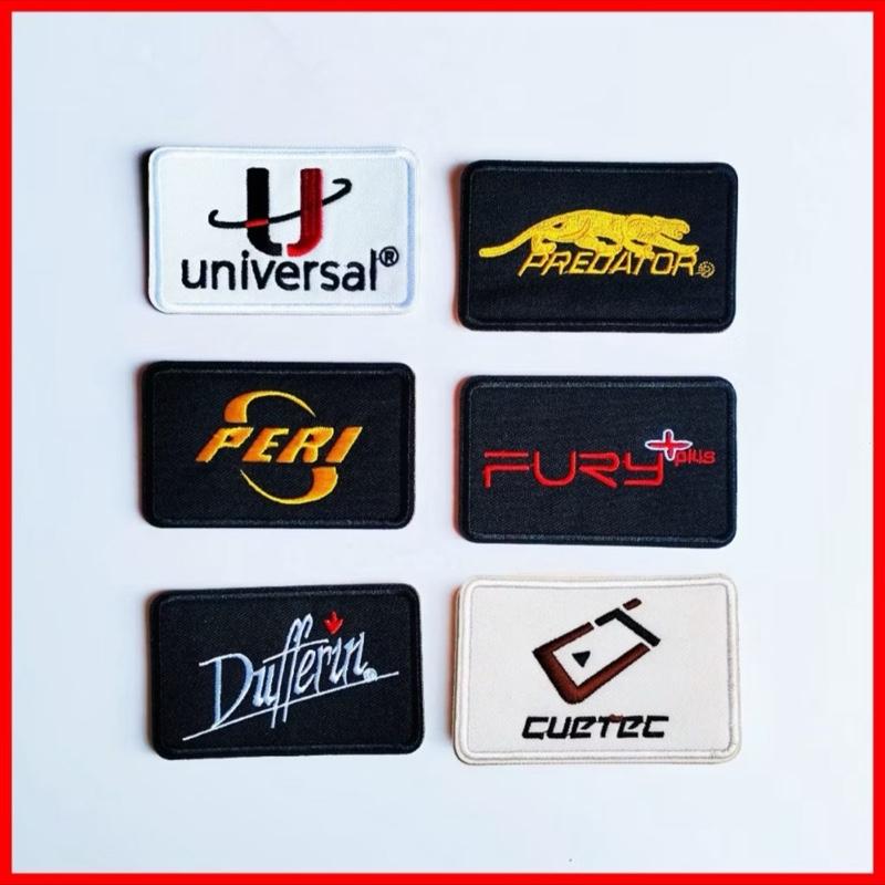 Sticker Thêu Thương Hiệu Bida Trang Trí Bao Cơ, Áo Đấu - Có Sẵn Miếng Dán