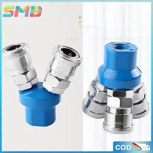 Quick Coupler Selang Angin Kompresor Cabang 2 Way Dan 3 Way