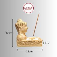 Gambar Leolle Bali Tempat Dupa Kepala Buddha | Wadah Bakar Dupa Aroma Terapi Zen Style | Patung Pajangan Meja Simbol Kedamaian & Ketenangan Fengshui | Incense Holder Tray Kerajinan Tangan Bali Klasik | Aksesoris Yoga Meditasi Pengharum Ruangan Estetik - Grey dari Leolle Bali Kota Denpasar 4 Tokopedia