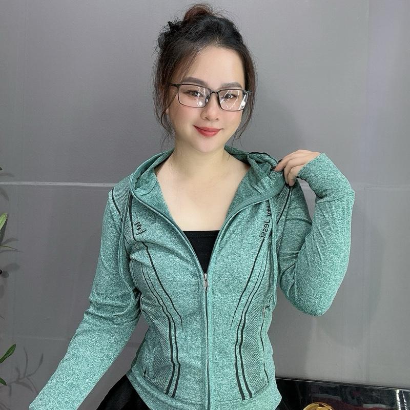 (40-75kg) ÁO KHOÁC ĐỐM MỎNG Nữ , Nhẹ, Mát, 4 túi