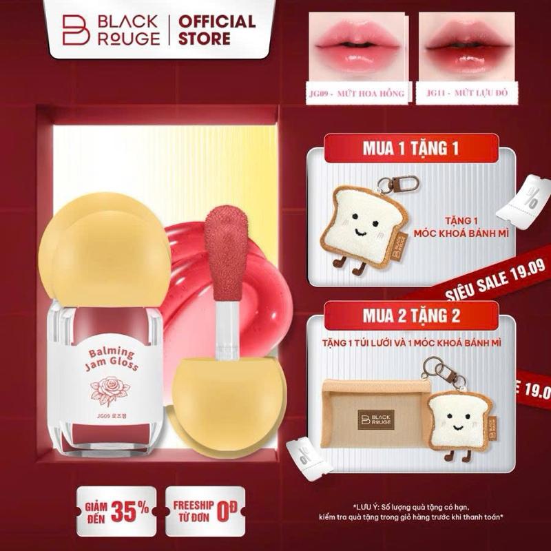 Son Bóng Dưỡng Ẩm Black Rouge Balming Jam Gloss - 3.2g