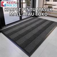 Gambar KEEP MAJU 180x120cm Keset Pintu Masuk Hotel Komersial Menyerap Air Tahan Noda Keset Anti Selip - A-MERAH, 150X120 CM dari Keepmaju karpet official Kota Tangerang 1 Tokopedia