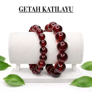 Gelang Getah Katilayu Amber dengan Sifat UV Reaktif - Aksesoris