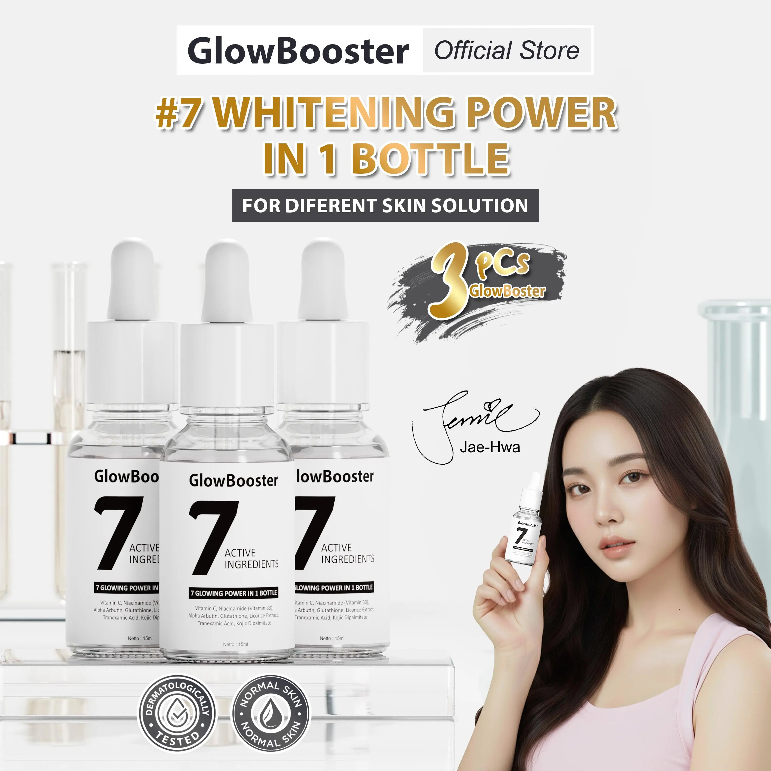 Glowbooster 3 pcs