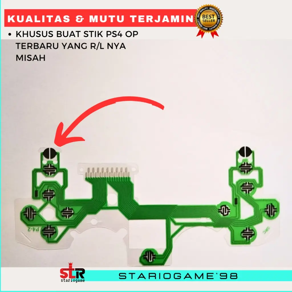 Pcb Stik PS4 Op Ori Pabrik Type Terbaru RL Misah Pcb Mika Plastik Stik Ps4 Op Versi Terbaru