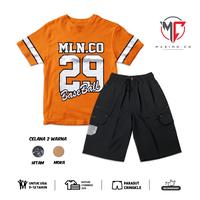 Gambar MAXIMO.CO Setelan Kaos Anak Distro Laki Laki Lengan Pendek 3-12 Tahun Baju Anak Baseball Terbaru Terlaris / Kaos Baseball Anak Laki Laki - Set 1, Setelan M ( 10 - 15 kg ) dari Maximo Clothing Store Kab. Bandung 1 Tokopedia