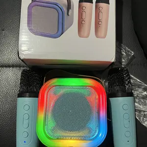 [CDOS] K12 LED Bluetooth Mini Speaker Karaoke Speaker Portable with MIC MP3 Player