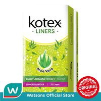 Gambar Kotex Aloe Vera Pantyliner Longer & Wider 32'S dari Watsons Indonesia Official Store Kab. Tangerang 2 Tokopedia