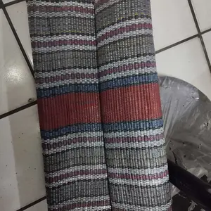 TIKAR LIPAT TENUN HAJATAN 2X1 GULUNG PIKNIK MATRAS MULTIGUNA OUTDOOR CAMPING Foldable Red Karpet