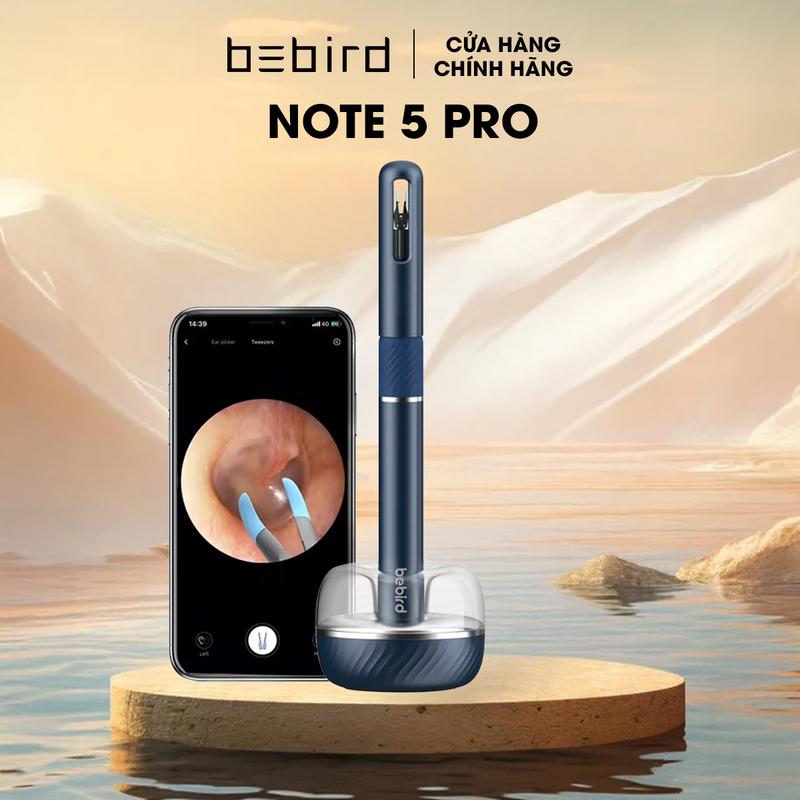 Dụng Cụ Lấy Ráy Tai Thông Minh Bebird Note 5/Note 5 Pro Tích Hợp Camera Nội Soi Tai -  Bàn Tay Robot  - Bảo Hành 12 Tháng