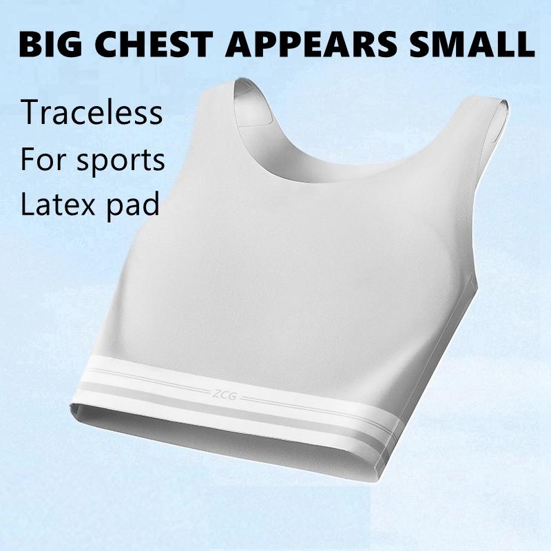 Tomboy binder lesbian corset bra large chest appear small, seamless ...