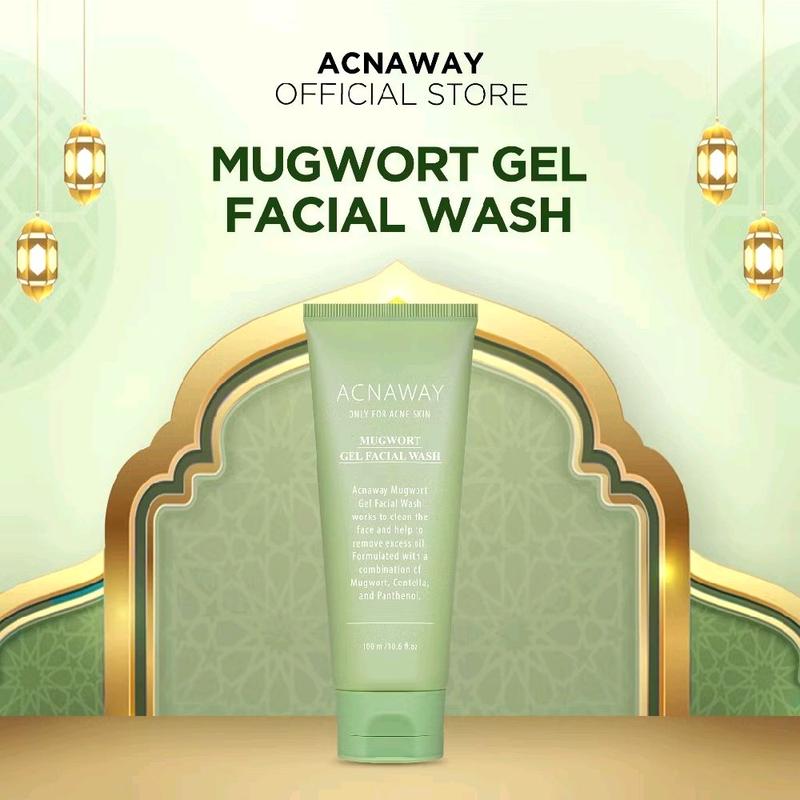 [READY] Acnaway Mugword Gel Facial Wash 100ml Mugword + Centella + Panthenol Face Wash Pencuci Muka Acne Prone Berjerawat Cleanser Wajah Membersihkan Berminyak 1