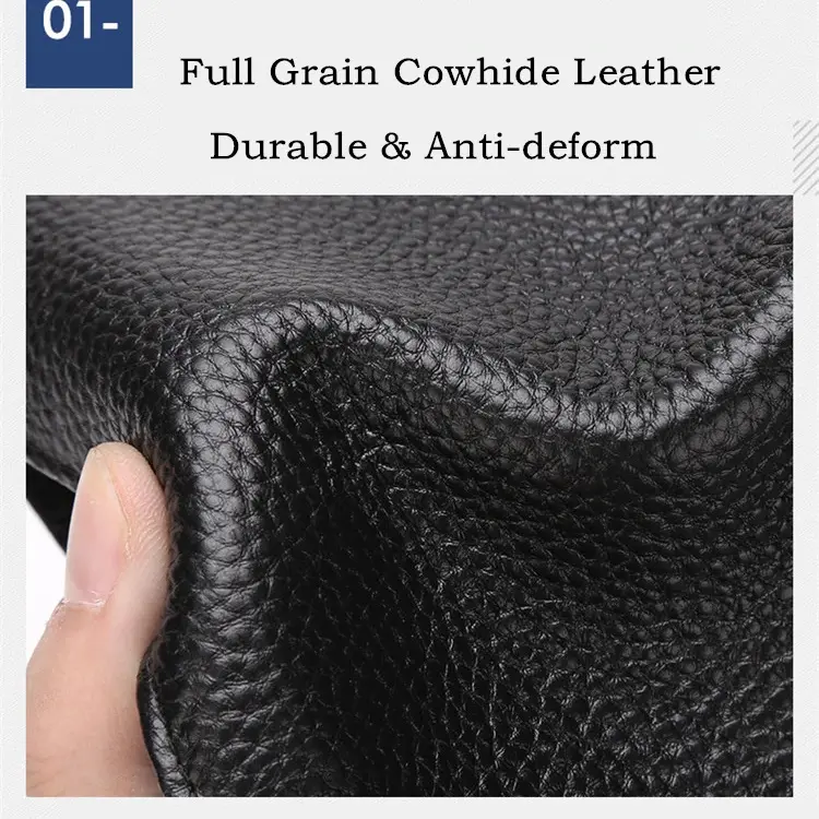 Bison Denim Dompet Kulit Pria N4475 Hitam 3