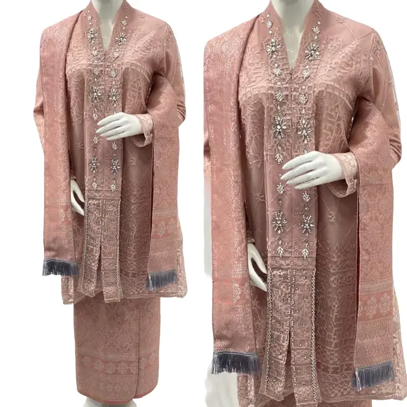 AKS>> SET KEBAYA SONGKET SELENDANG V KARTINI RIZANI STORE / KEBAYA JUMBO LD 130 / KEBAYA IBU BESAN / KEBAYA MODERN / KEBAYA BUSUI / kebaya syar’i Setelan one