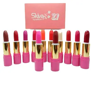 Skiva Lipstik Semi Matte Warna Ringan Tidak Mudah Hilang - Skiva21 - Lipstick, Kosmetik, Liquid, Gloss Bibir