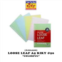 Gambar KIKY Loose Leaf Colorfull / Loose Leaf Warna Ukuran A5 Isi 50 Lembar - Kuning dari Kiky Stationery Kota Surakarta 1 Tokopedia