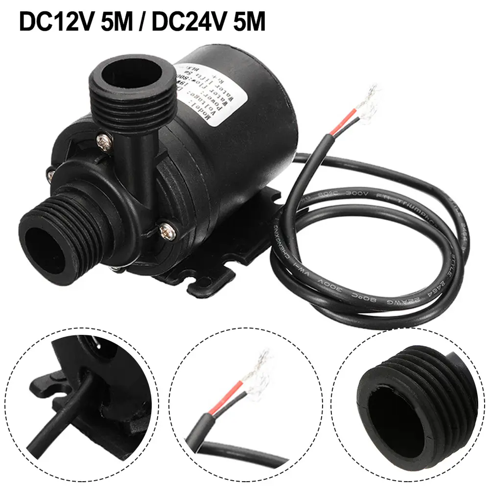Máy bơm tự mồi, tiêu thụ điện năng thấp, tối đa 19W, lưu lượng tối đa 800L / H, 8 X 7 X 4cm