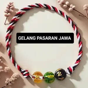 Gelang tridatu Tibet hari pasaran Jawa pon wage Kliwon Legi pahing kelahiran batu cakra / gelang tridatu batu Tibet aura rezeki