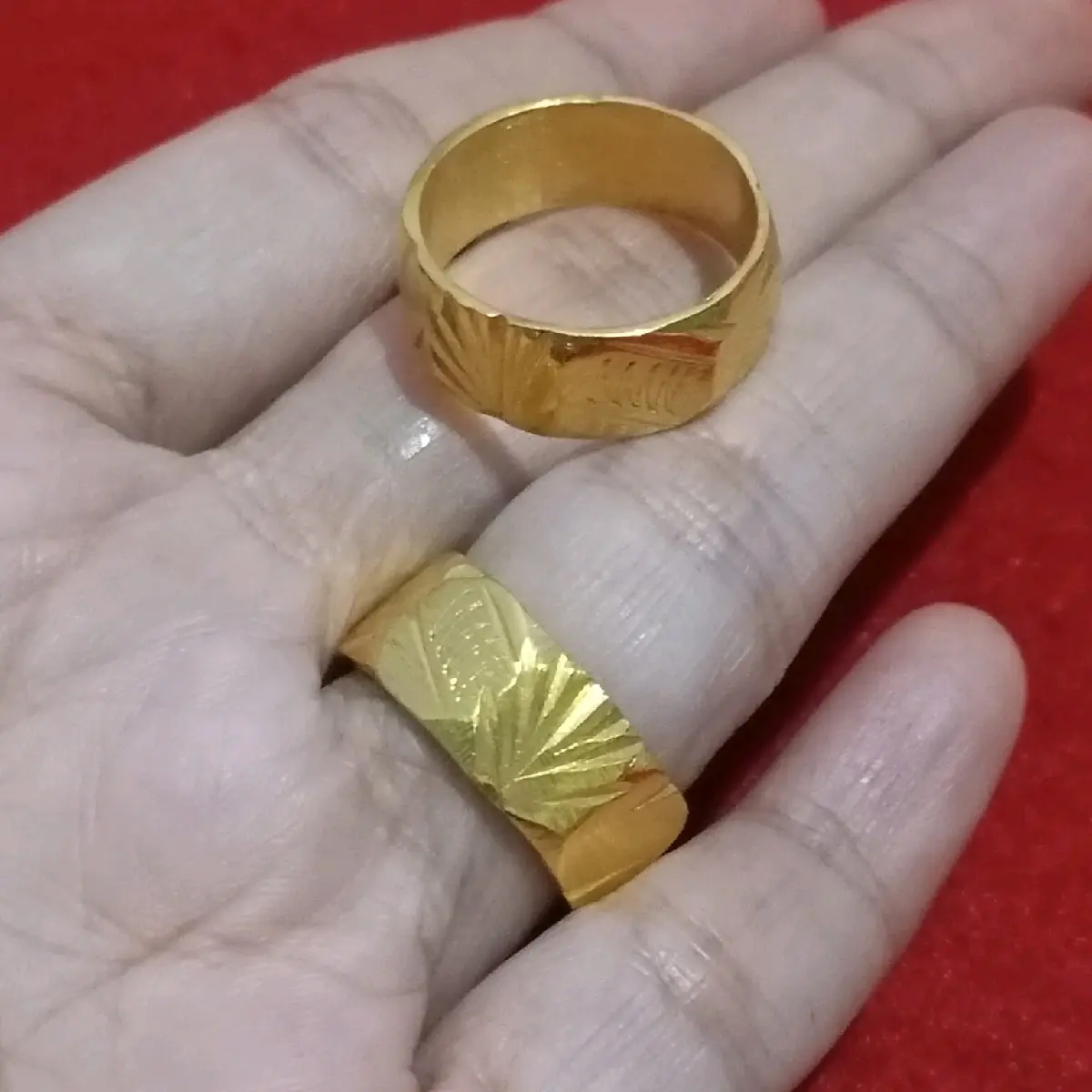 cincin koin 91 motif wajik nanas jumbo ukuran 15 gram