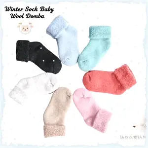 Kaos Kaki Bayi Winter Baby Socks Wool Domba Tebal Bulu Halus Anti Dingin