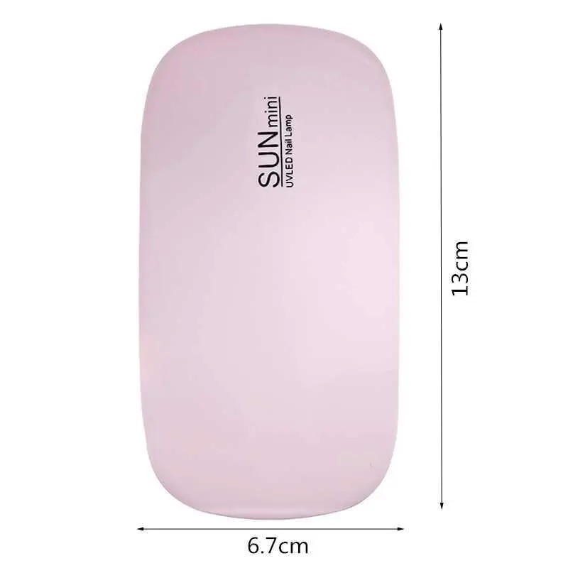 Pengering Kutek Kuku UV LED Nail Dryer 6W / Peralatan Kutek / Aksesoris Kutek / Kecantikan Kutek / Aksesoris Penghias Kuku 6