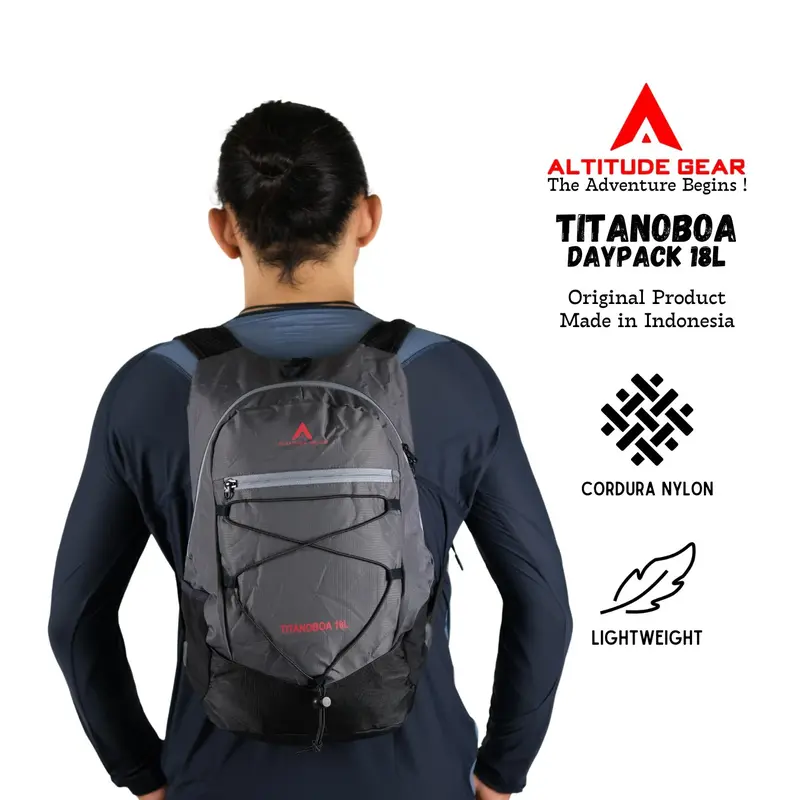 Altitude Gear Titanoboa 18L Tas Summit Ransel Lipat Multifungsi Portable Ultralight 6