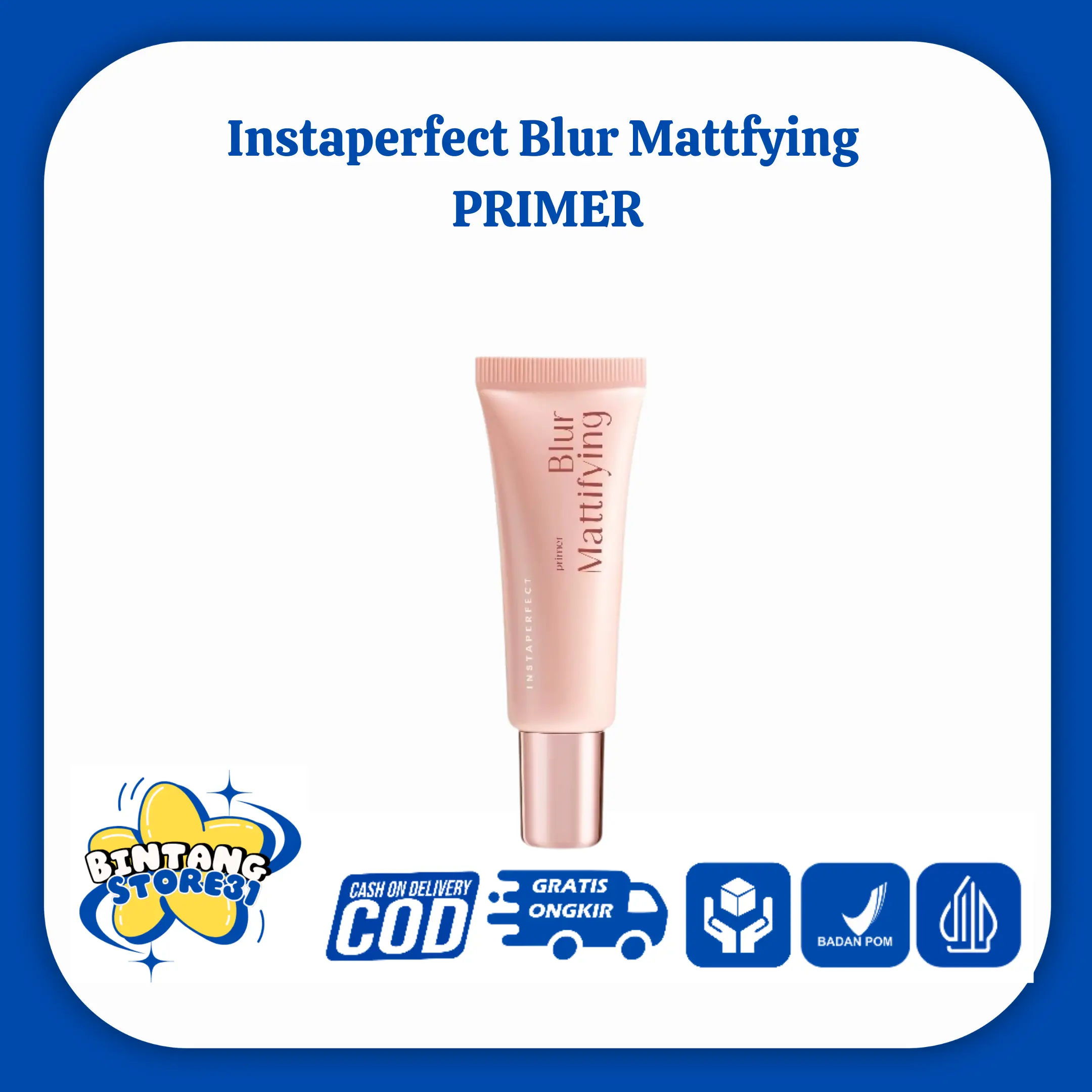 Wardah Instaperfect Porefection Skin Primer Blur Mattifying Primer Halal Real Skin Pore Blurring Grip Lasting Effect Urban Skin Veil dengan Ectoin untuk Semua Jenis Kulit