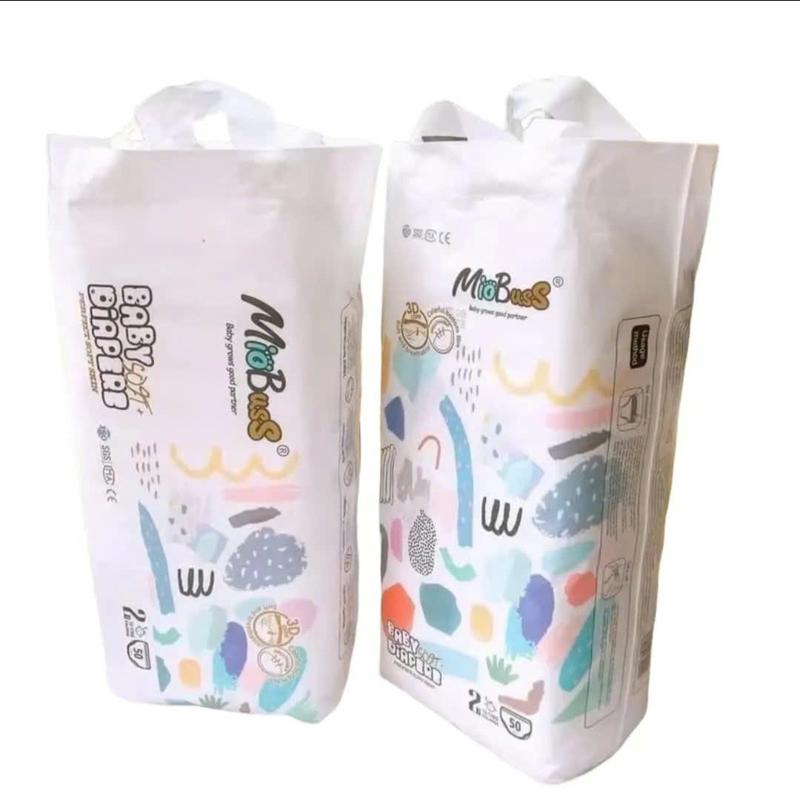 Bỉm Miobuss 100 Miếng Cao Cấp cho Bé - Combo 2 Bịch - Size M100 L100 XL100 XXL100 XXXL100 XXXXL100 - Voi - Women