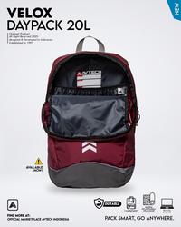Gambar AVTECH - Tas Ransel Daypack Laptop Harian Sekolah Kerja Travel Bag Lifestyle 20 Liter - VELOX 20 - Abu-abu Muda dari Avtech Adventure Technology Kota Administrasi Jakarta Timur 4 Tokopedia